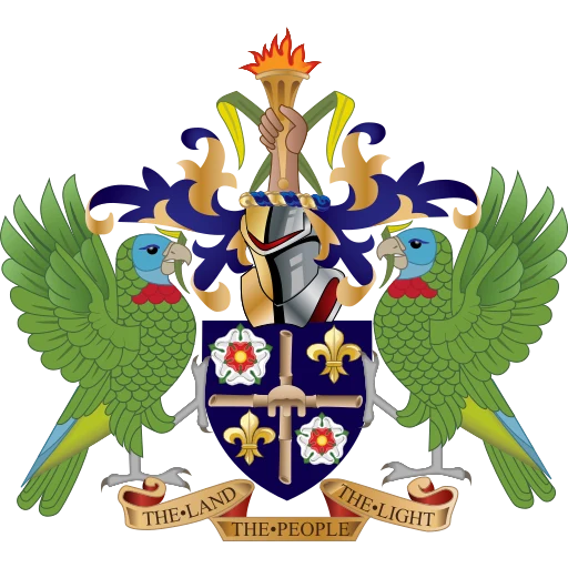 National emblem of Saint Lucia